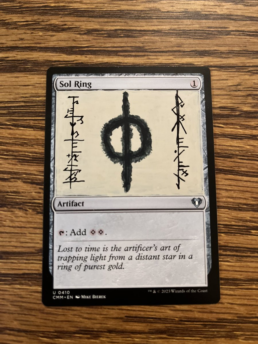 liamsnerdstuff's tweet image. Did my first ever MTG alter! Very excited about how this turned out, especially for only one hour of work. So without further ado, here is my Phyrexian Sol Ring! #mtg #phyrexia #mtgalter