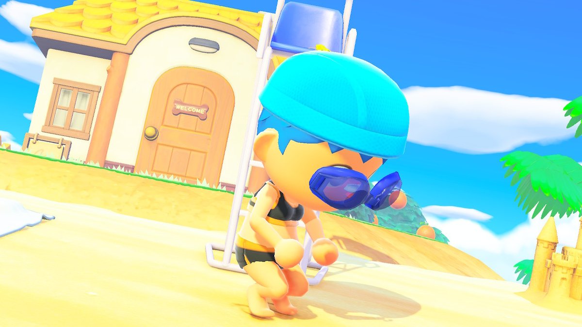 JudAfterDark's tweet photo. Live Guard on duty this summer.

#AnimalCrossingNewHorizons #AnimalCrossing #ACNH https://t.co/JhhSl5W3vU