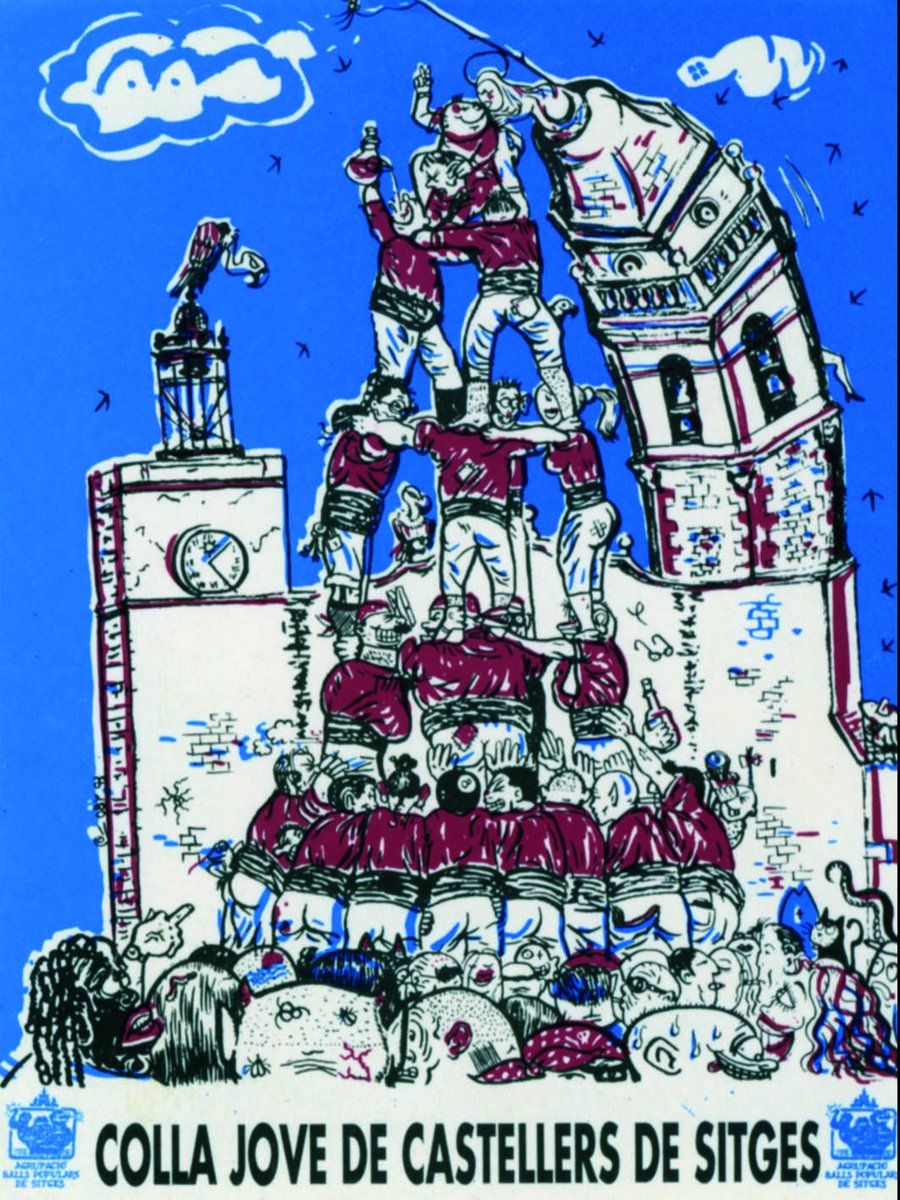 jovedesitges's tweet photo. 🟥 Un 22 d'agost de 1993, #TalDiaComAvui, ens vam estrenar com a colla. Va ser amb un 3de6 a les portes del Palau, que repetiríem l'endemà davant l'Ajuntament i que culminava el procés iniciat 11 mesos abans. Començàvem un viatge ple d'il·lusió i reptes. 
💪 LA HISTÒRIA CONTINUA! https://t.co/Bf9VavKMOS