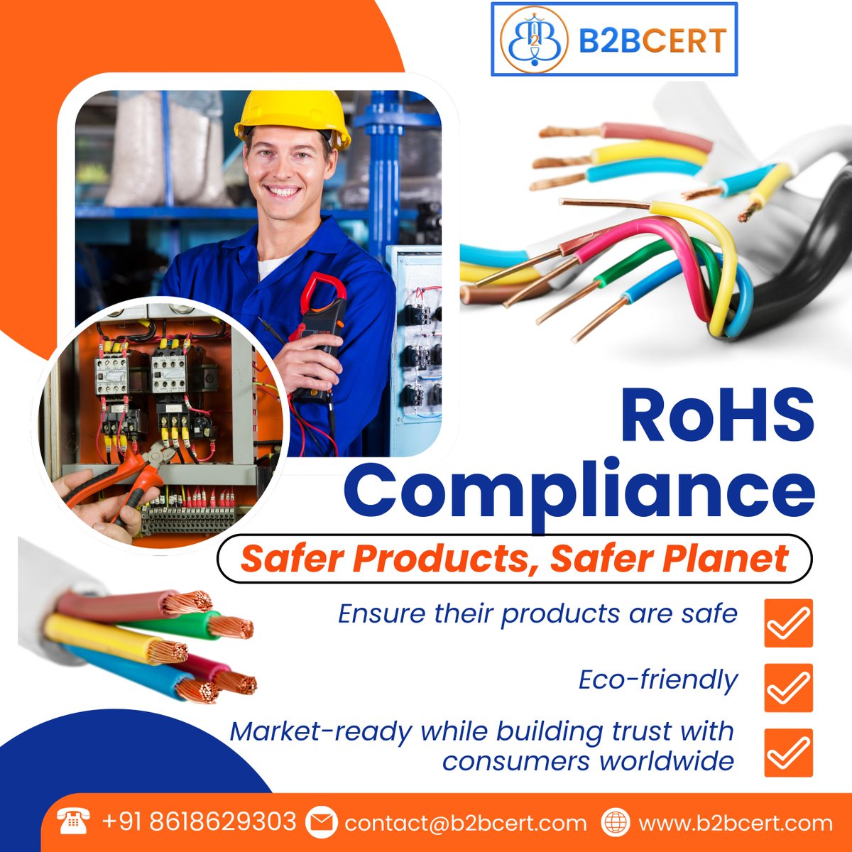 b2bcert's tweet image. RoHS compliance – Safer Products, Safer Planet

Comply with Global Standards, Protect Health &amp;amp; Environment

#RoHSCertification #ProductSafety #GreenElectronics #ComplianceMatters #SafeProducts #EcoFriendly #SustainableTechnology #HazardFree #GlobalStandards #ElectronicsCompliance