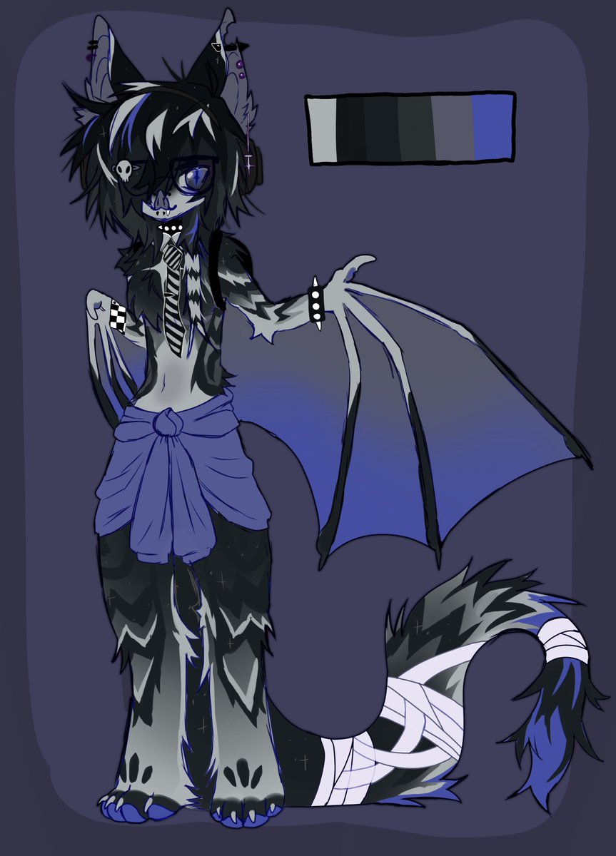 Emo bat adopt.. currently up for bidding, dm me if u want more info :3
