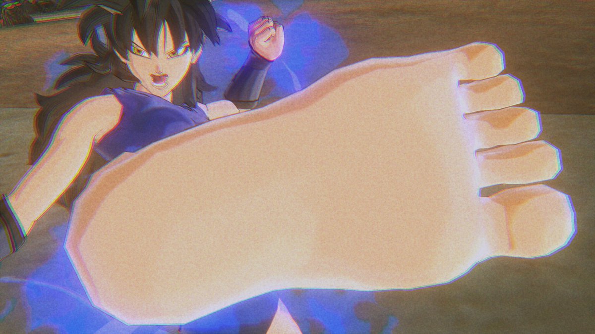 I thought about going Ultra Instinct to end this quickly but where is the fun in that? Talk to the foot some more, let's see how resilient that face of yours is~
#DBXV2 #DragonBall #OC #DragonBallXenoverse2 #Xenoverse2 #Feet #Soles