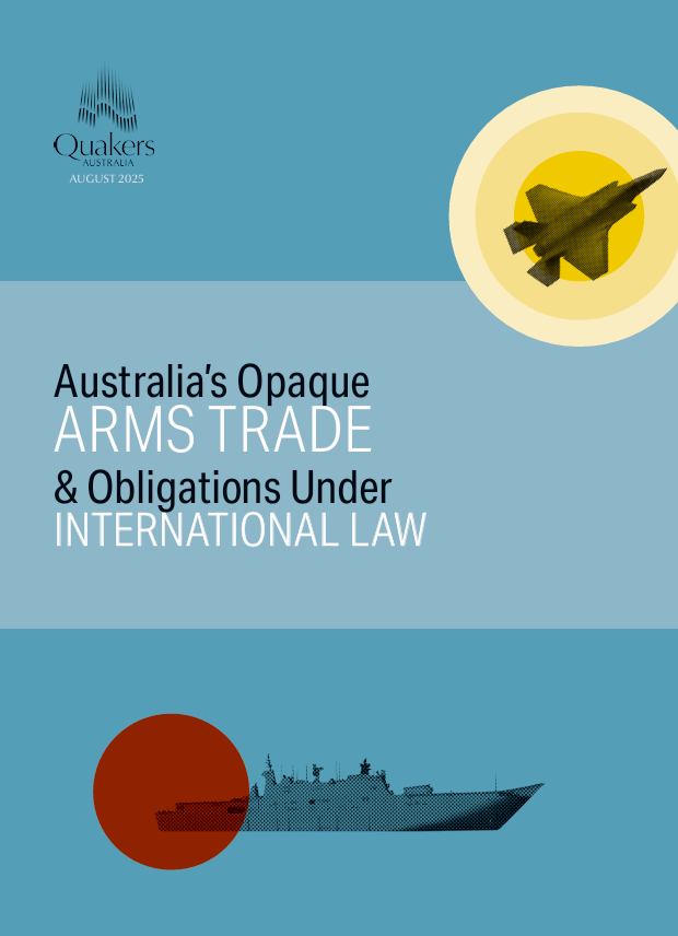AIIANational's tweet photo. Report Launch: Australia’s Opaque Arms Trade and Obligations under International Law. 

Join us for the launch of the latest Quakers Australia next Wednesday 27 Aug 6:30PM AEST.  

🔗 Register now: https://t.co/1D3GLWXY38 https://t.co/x5lNqqT16S