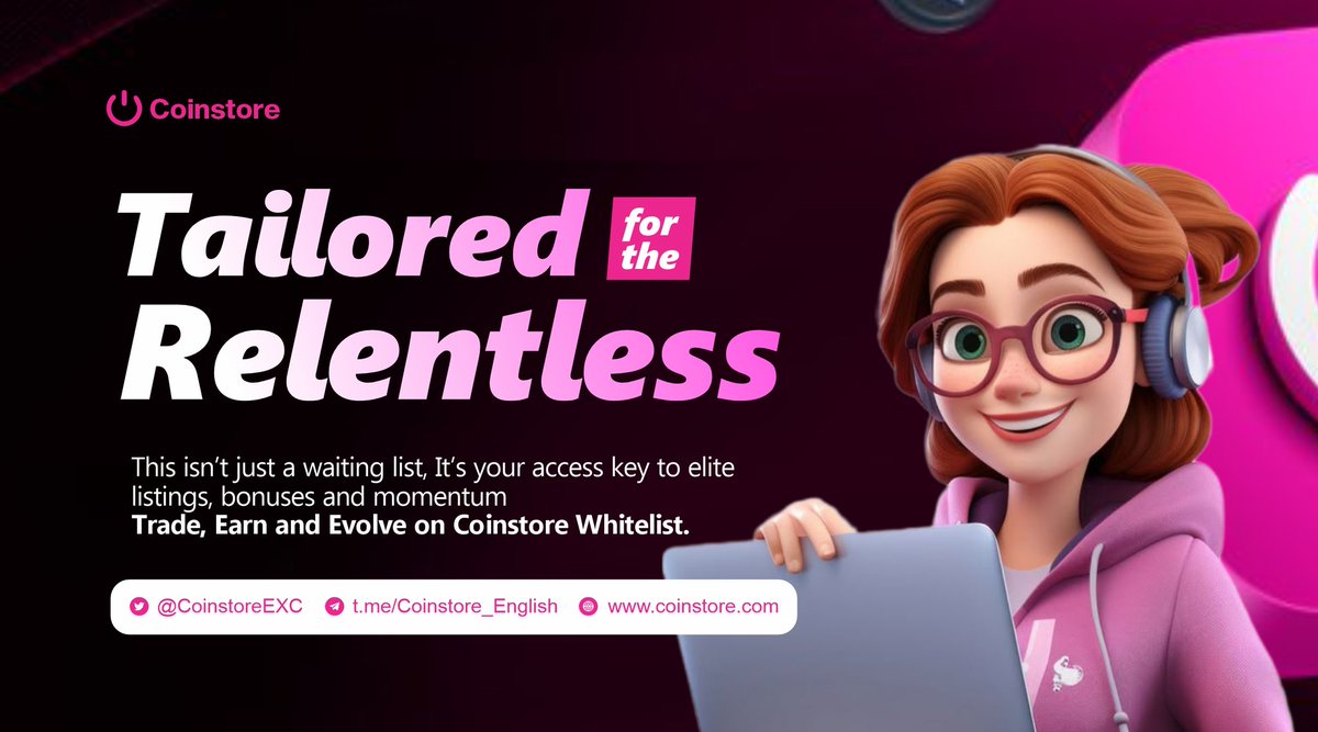 Being early makes all the difference! 

<a href="/coinstoreexc/">Coinstore</a> whitelist gives you first access to verified crypto gems before the public sale.

Lock in your spot, secure smarter gains. 

🔗 cutt.ly/MeGjk1Qt

Sign up 👇

h5.coinstore.vip/h5/signup?invi…

#Coinstore #Whitelist #IEO