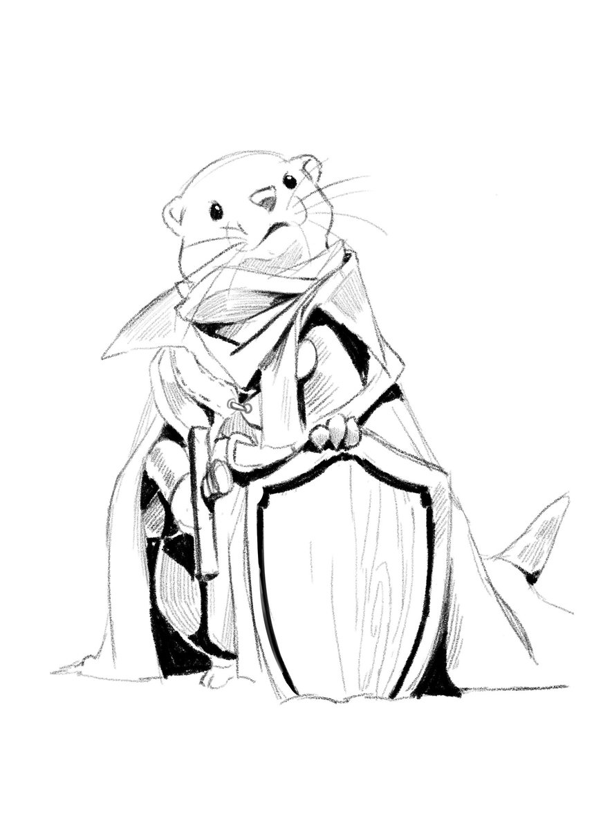 Otter paladin!