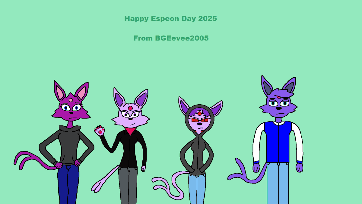MartinVachkov's tweet photo. Happy Espeon Day 2025! https://t.co/XVdPAB6P0f