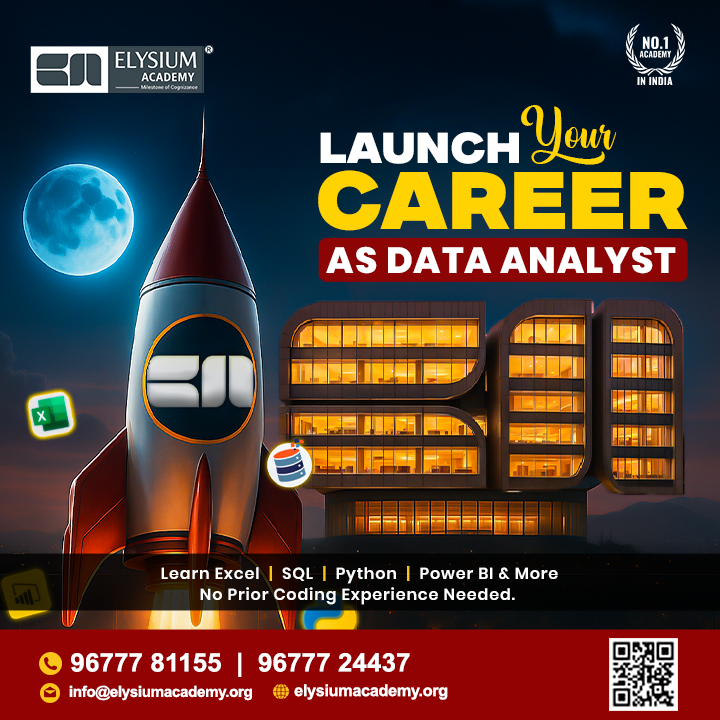 elysiumacademy's tweet image. 💡 From Beginner to Analyst: Your Journey Starts with Elysium Academy
🌐 Visit: bit.ly/3J0e5wo
#elysiumacademymadurai #softwaretraininginstitute #dataanalystcourse #excelcourse #sqlcourse #pythoncourse #powerbicourse #datasciencecourse #analyticscourse