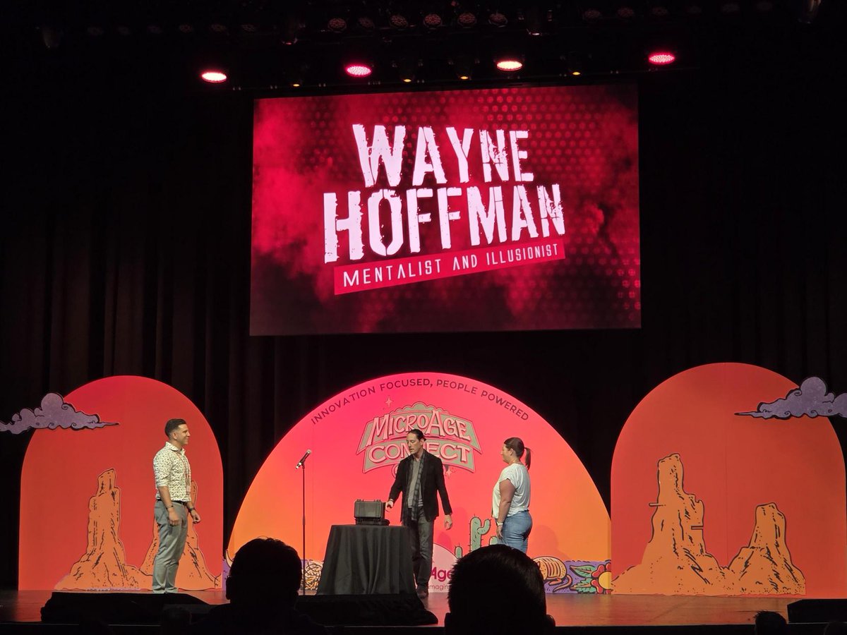 Wayne Hoffman totally brought the magic to our CONNECT night! Between jaw-dropping mentalism, plenty of laughs, and those unforgettable “wow” moments, it was a night to remember.

#Mentalist #MicroAge #CONNECT2025