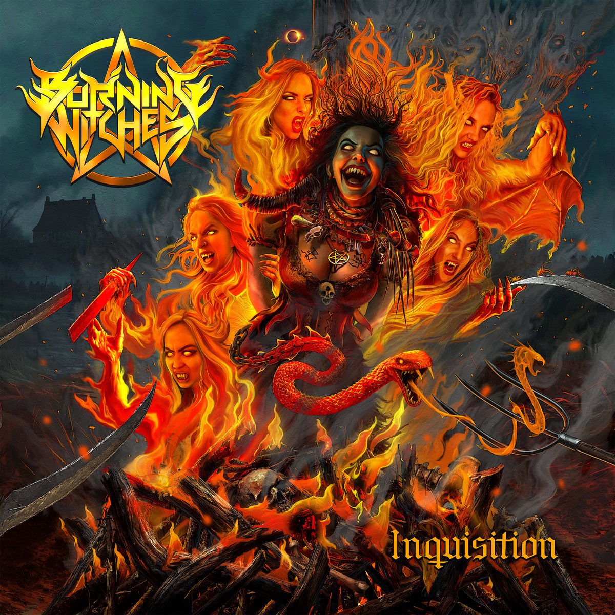 ThisDayInMETAL's tweet image. August 22nd 2025 𝐁𝐮𝐫𝐧𝐢𝐧𝐠 𝐖𝐢𝐭𝐜𝐡𝐞𝐬 release NEW album “Inquisition” #BurnInHell #ReleaseMe #SoulEater #HeavyMetal 

𝐃𝐢𝐝 𝐲𝐨𝐮 𝐤𝐧𝐨𝐰…
The band is from Switzerland and formed in 2015.