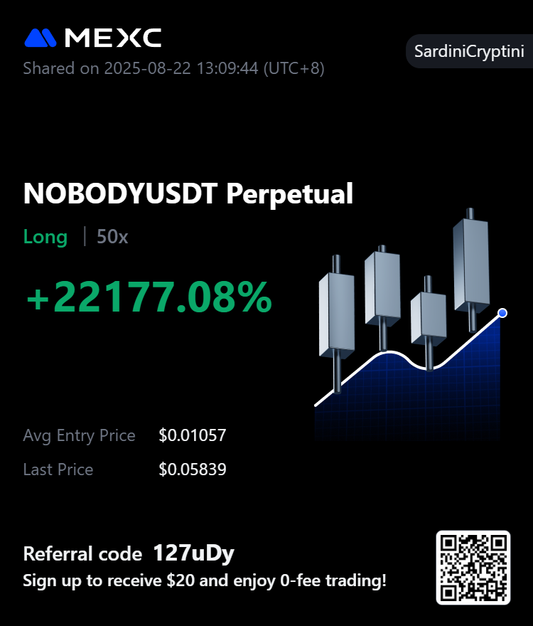 SardiniCryptini's tweet photo. Still in this WILD $nobody snipe

Will continue to HODL until 1 BILLI OR BUST 😤 https://t.co/mNX6nLfJnX