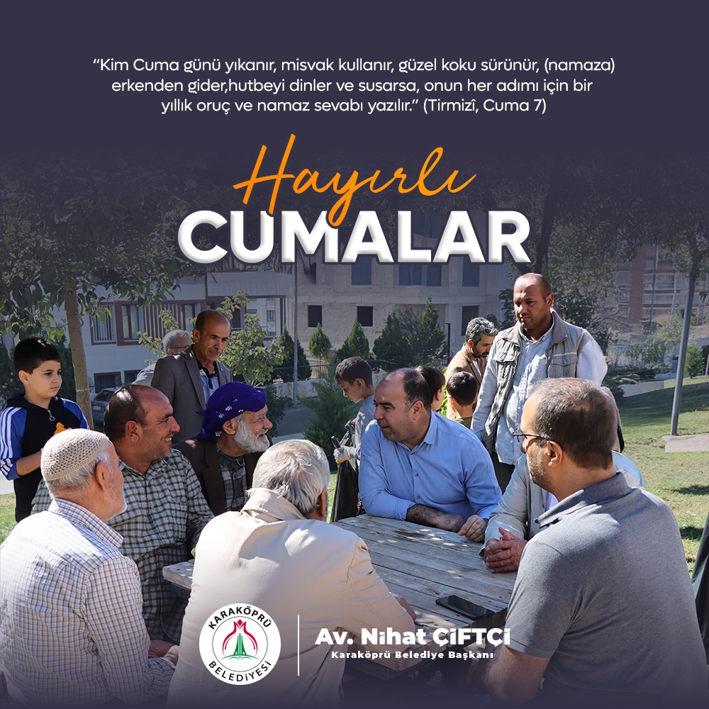 Dualarınızın kabul olması dileğiyle;
HAYIRLI CUMALAR