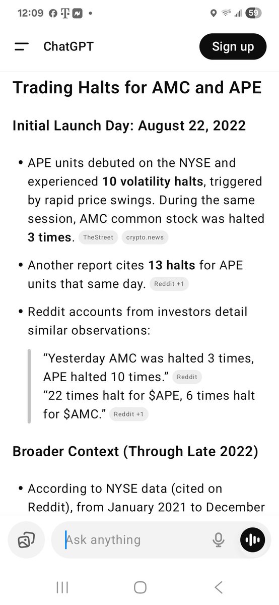 MikeCaputo09's tweet image. Will never forget all the HALTS on APE and AMC on Aug 22, 2022. Crime and Manipulation stamped for the world to see on the US Stock Market. 
No plans to sell any shares until the True price is revealed!