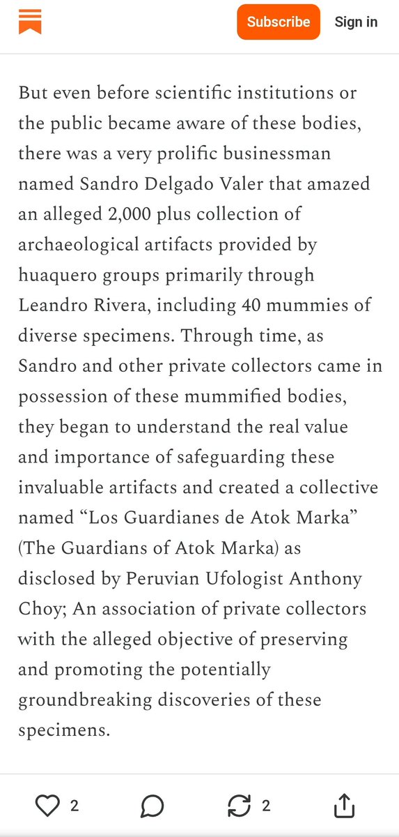 gchavez101's tweet image. I think @LifeRep did a fantastic report on the tridactyls that many are overlooking.

Sandro passed away in 2024 and it’s said he wanted a museum built after his death.

aztlantenochtitlan.substack.com/p/an-extensive…

@incredhistory @AlchemyAmerican @lukecaverns