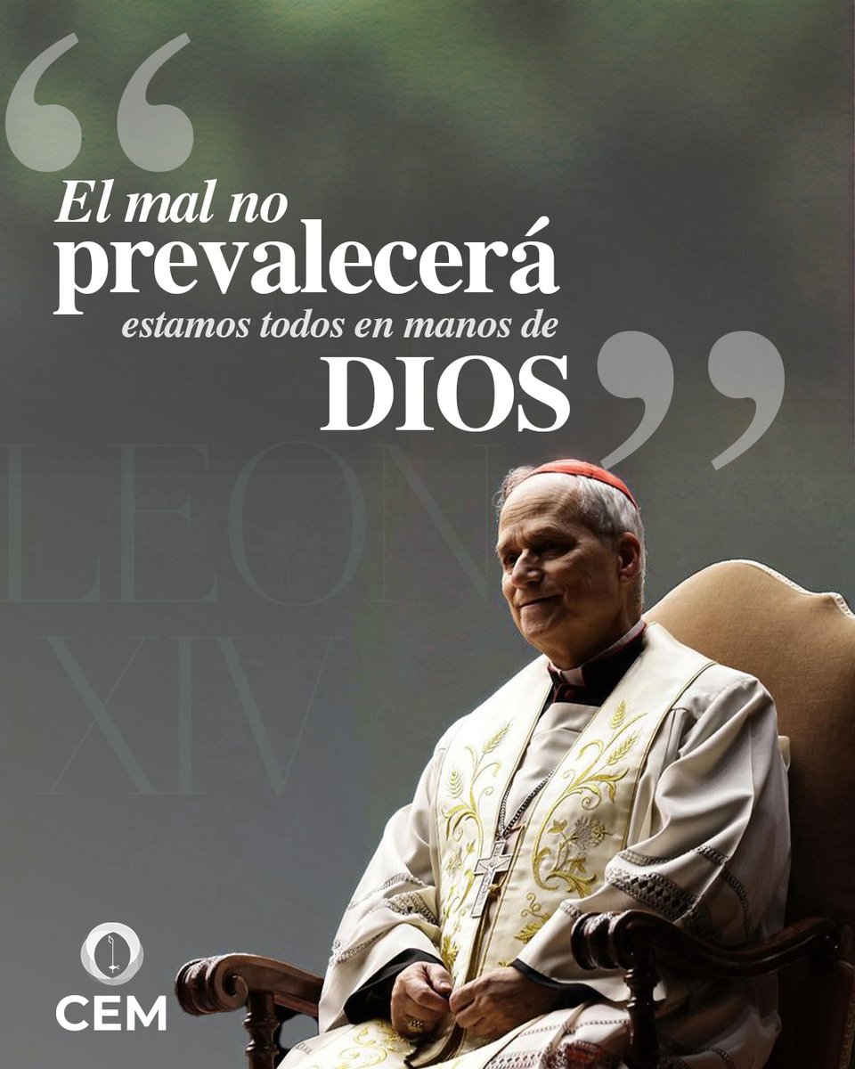 Ante la oscuridad, recordemos que el amor de Dios es más fuerte.
En sus manos encontramos refugio y victoria: el mal no tiene la última palabra. 

<a href="/Pontifex_es/">Papa León XIV</a> 

#ConfianzaEnDios #FeQueVence #DiosEsNuestraFuerza
