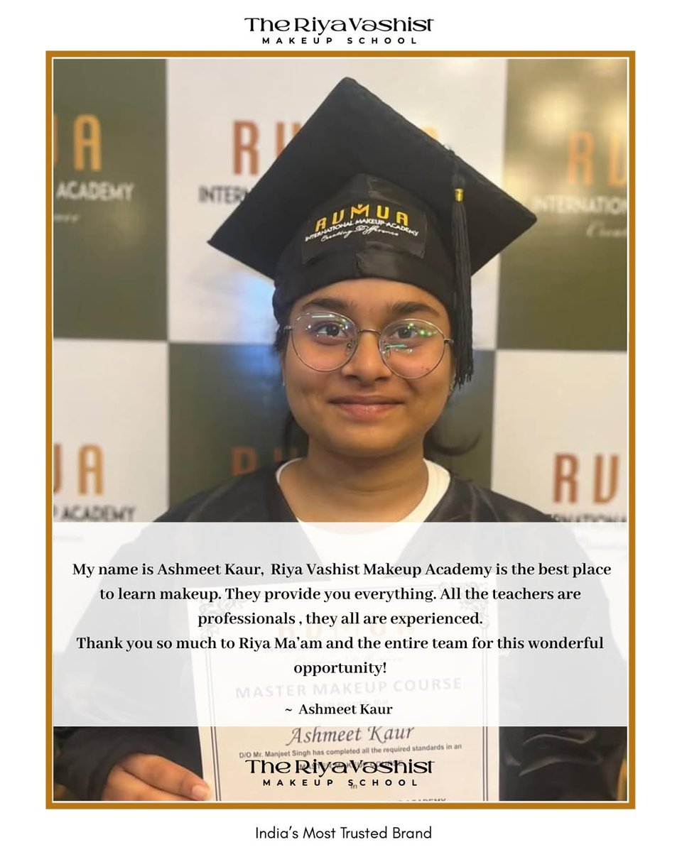 rvmua's tweet image. At 𝗧𝗛𝗘 𝗥𝗜𝗬𝗔 𝗩𝗔𝗦𝗛𝗜𝗦𝗧 – An International School of Makeup Art, students learn through hands-on training, mentorship, and internships after their course.

Contact us: +91 9953783110
Website: riyavashist.com

#theriyavashist #makeupacademy #makeuptraining