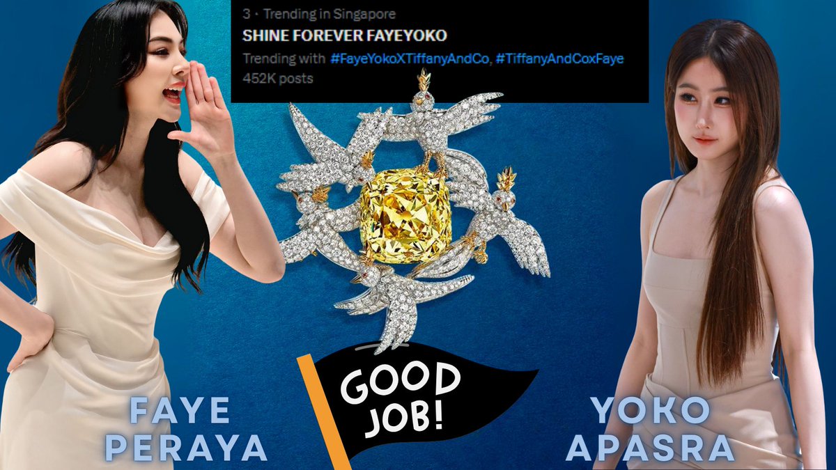 Babebies, we’re still rocking it! I think we can push a little further. What do you think, for our girls?

RT&amp;REPLY:
Legacy looks like FayeYoko.

SHINE FOREVER FAYEYOKO 
#FayeYokoXTiffanyAndCo
#FayeYoko