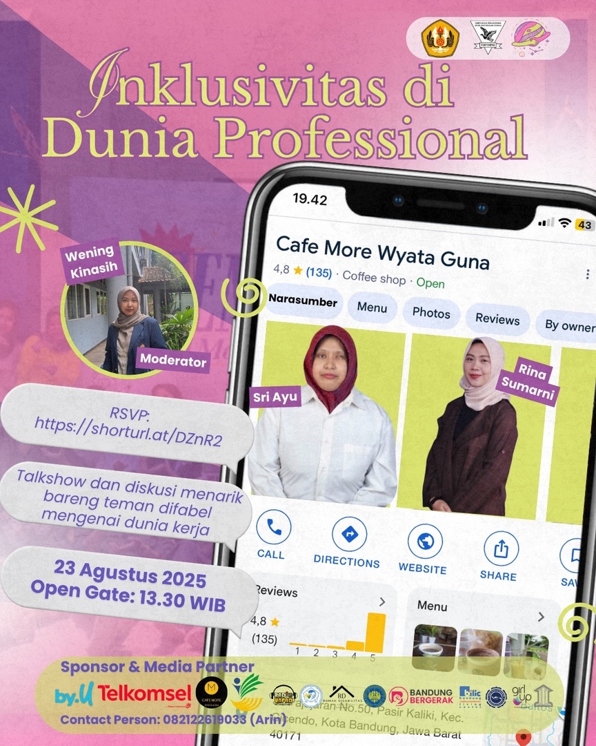 draftanakunpad4's tweet image. pad! nongkrong di cafe bandung sambil diskusi bareng temen difabel yg bekerja sebagai baristanya asik kali ye?? TEMENIN SENDEK YUK