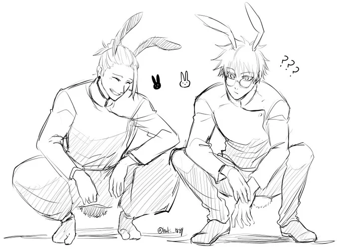 黒🐰白🐰 