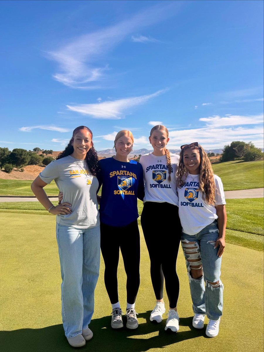 Great day on the course in the <a href="/SJSUAthletics/">San Jose State Spartans</a> Golf Outing! Huge thanks to <a href="/ahmiya04/">Ahmiya Noriega</a> <a href="/NCoulsell/">Norah Coulsell 2025</a> <a href="/sammie_kulak/">Sammie Kulak #22</a> &amp; Reina Zermeno for volunteering for a bit! 

#AllSpartans