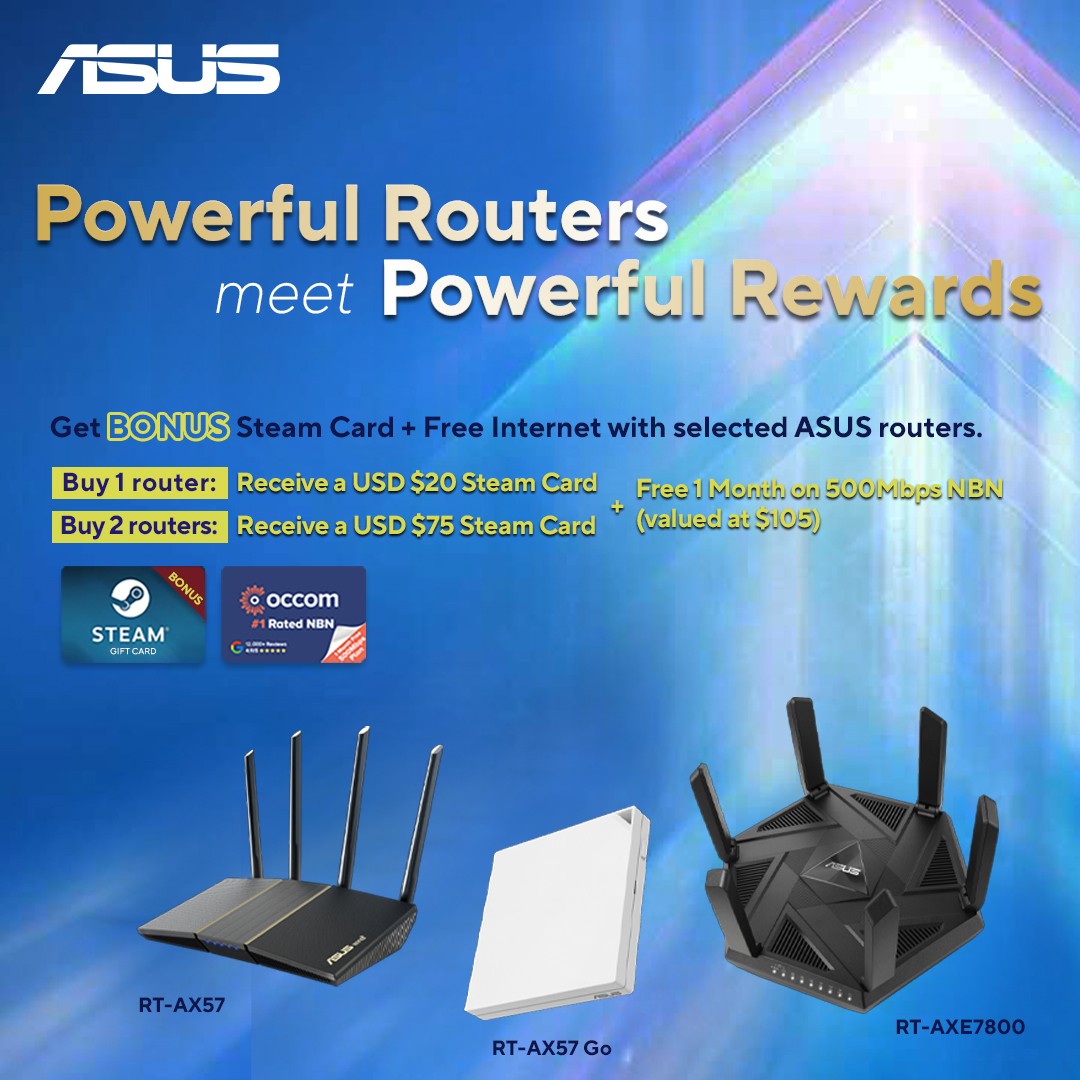 asapjoeyx's tweet image. I'm teaming up with @ASUSAU to help promote out their most powerful routers in preparations for the @NBN_Australia upgrades that are coming VERY soon!

Click on the link below, then scroll down to find @Scorptec as your preferred outlet to check out all of the routers that will…