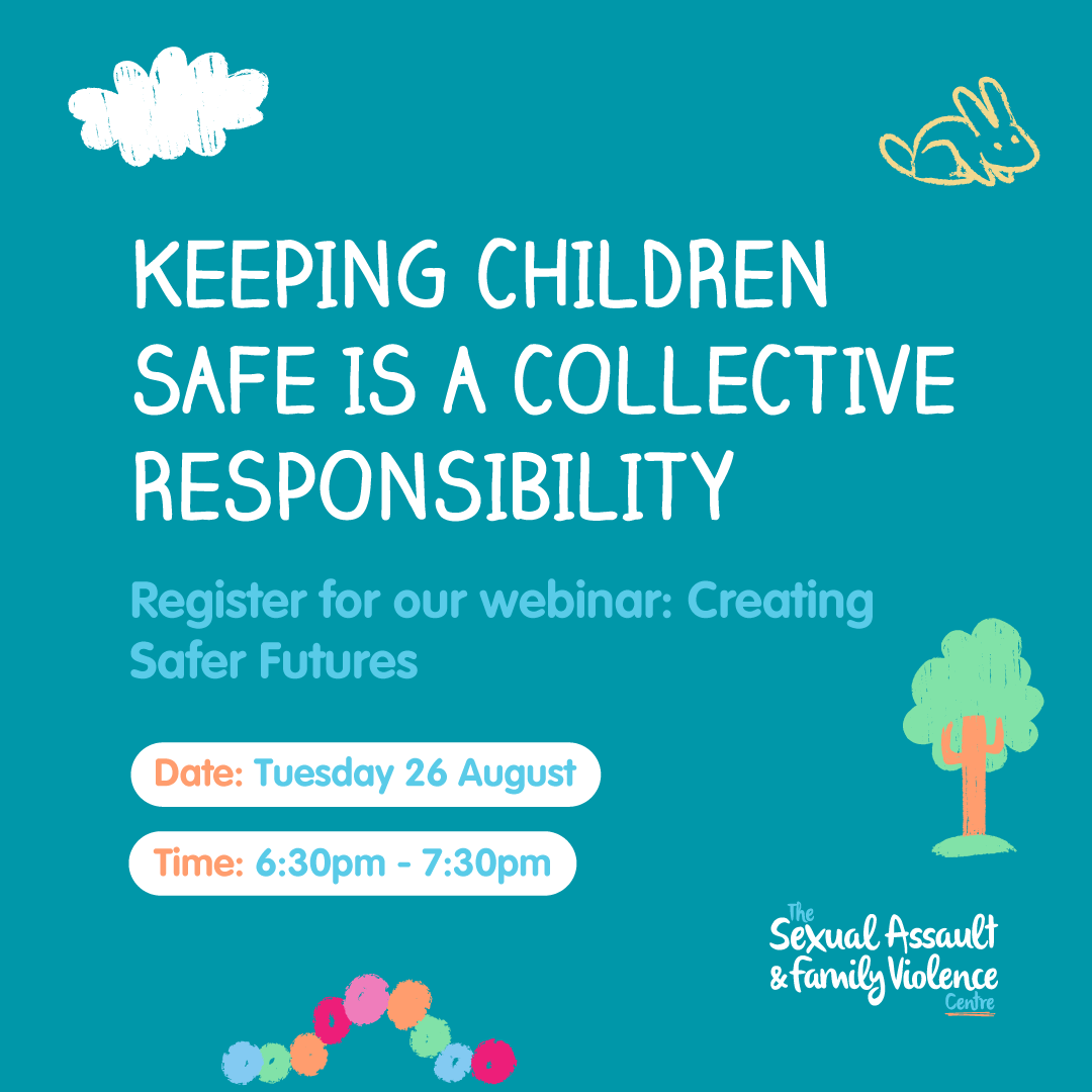 Join us next week for Creating Safer Futures – a free online webinar open to all families, caregivers and early childhood educators.

Register via the link in our bio or visit: eventbrite.com.au/e/creating-saf…