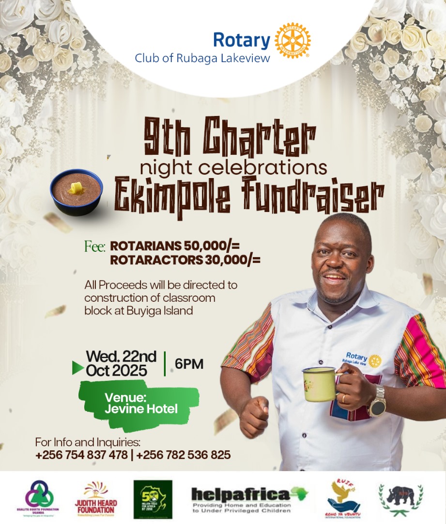 rubagalakeview's tweet image. Porridge which has been passed on through generations is here. This time round we are taking it as we raise funds to build a classroom block at Buyiga island. 
Rotary Club of Rubaga Lake view invites you to Wednesday 22nd October, 2025 at Jevine Hotel in Rubaga at 6PM.