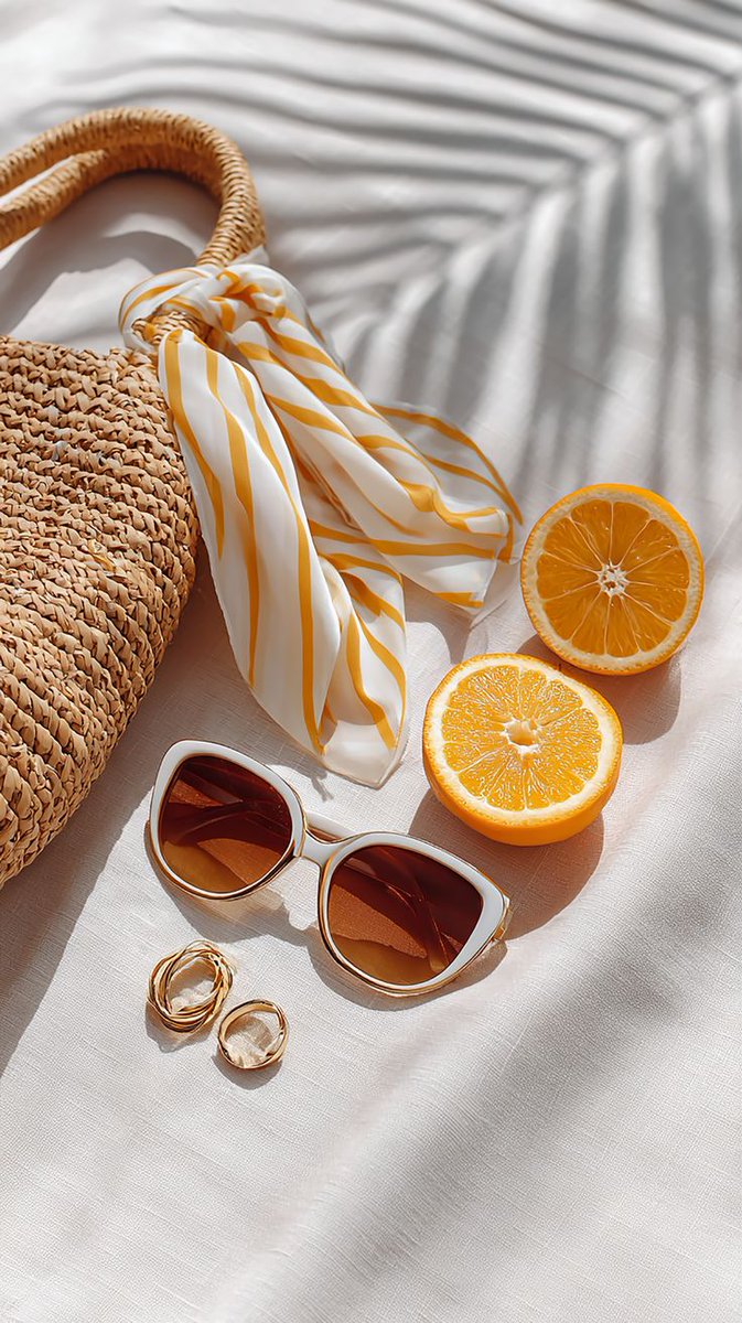 Vitamistic's tweet photo. Shadows + sunlight.
Orange + gold.
Simple summer.

#SummerAesthetic #StyleWithEase #Vitamistic https://t.co/9cMW1fYkaG