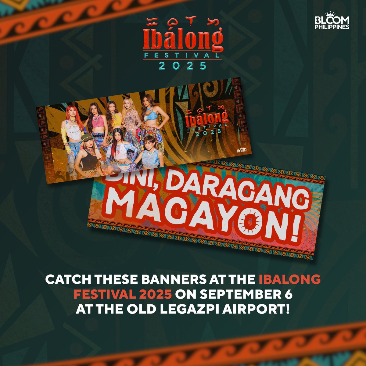 Wave it loud, wave it proud! 🎶✨ Grab your free limited handbanners and rep Coke Studio at the Ibalong Festival! Thank you to our <a href="/binibank/">BINIBank</a> donors for these! 

Details on the distribution of these banners will be shared soon ❤️🧡

#BINI <a href="/BINI_ph/">BINI_PH</a>