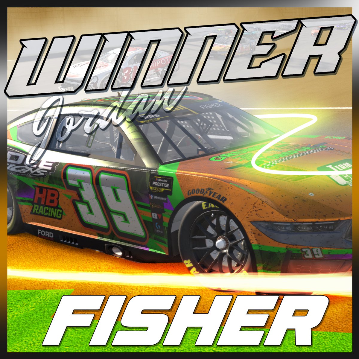 Jordan Fisher gets his first win of the season in Japan, as the second place car of Kendorian Davis wrecks behind him!

This win at Motegi will be special indeed for the 39 machine🏁🏁