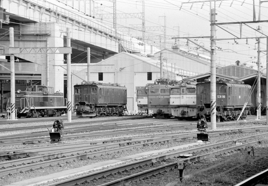 大宮工場 1985年8月4日大宮工場 勢ぞろい #大宮工場 #DD13 #ED16 #EF60