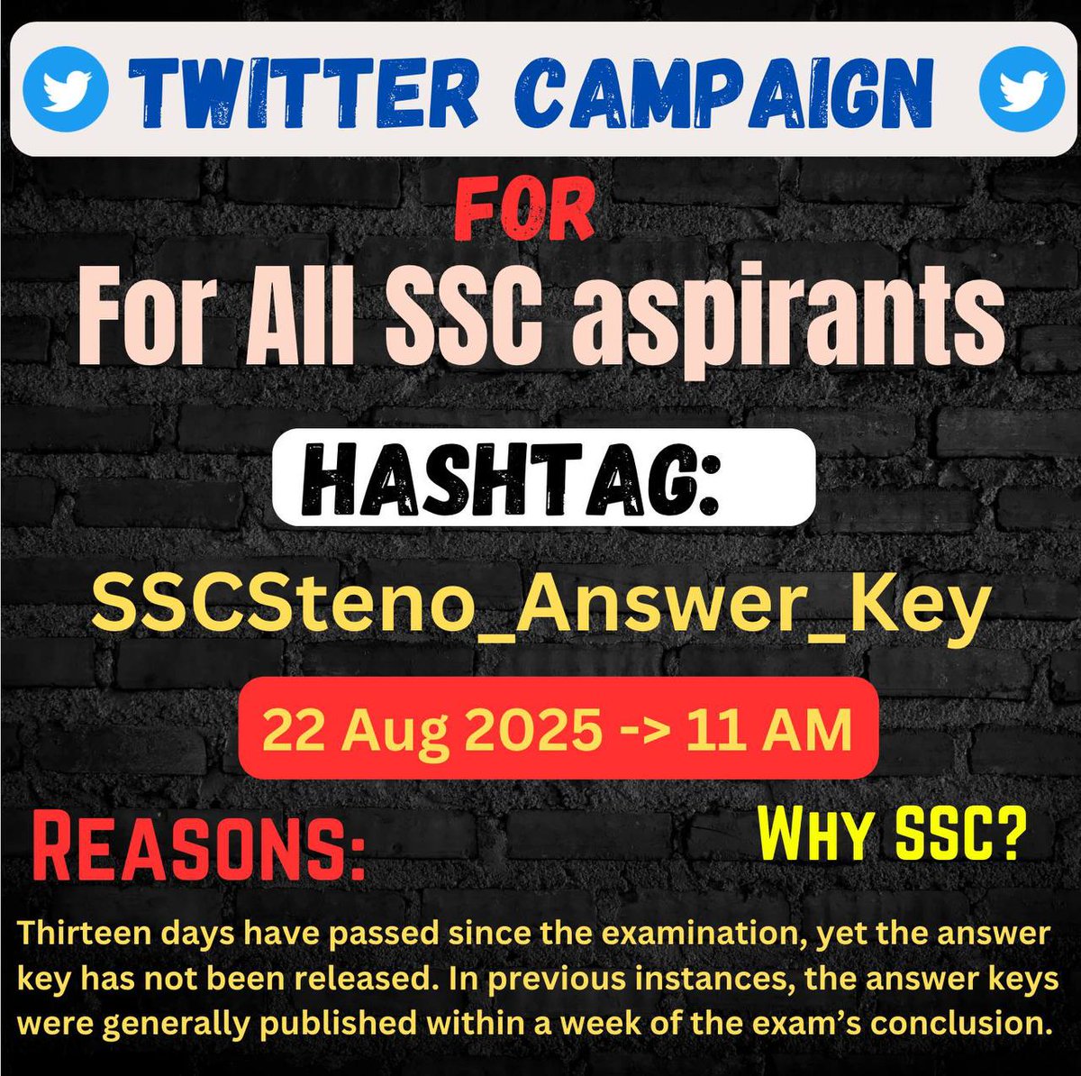 dubeynkitt's tweet photo. Release #SSCsteno Answer key.
#SSCSteno_Answer_Key @narendramodi @DDNewslive @DoPTGoI @PMOIndia https://t.co/KcQ7XAEoch
