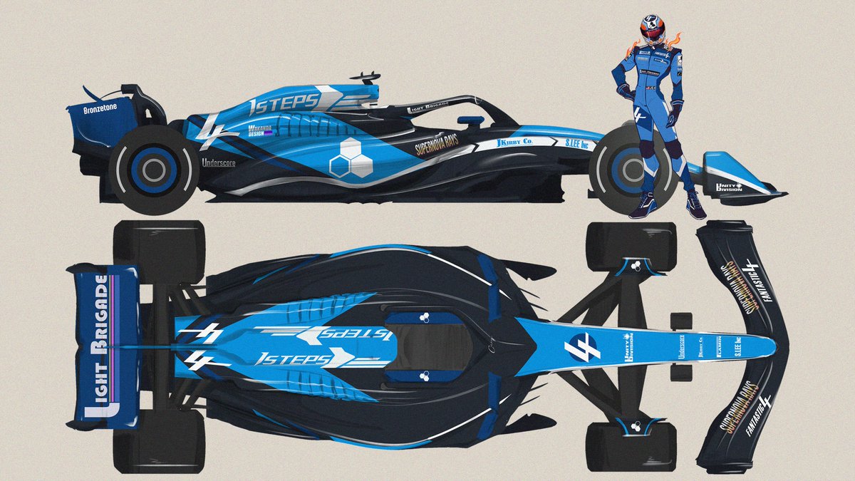 underscorecip's tweet photo. Fantastic 4 x F1: Are you sane, or do you learn to draw, design, and paint an F1 car for your niche au? 
#FantasticFour #johnnystorm https://t.co/LQwlZyII0E