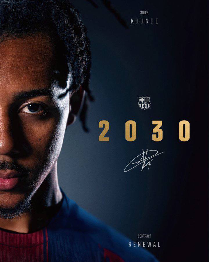🚨✅ ¡OFICIAL! JULES KOUNDÉ RENUEVA HASTA 2030 CON EL BARÇA!