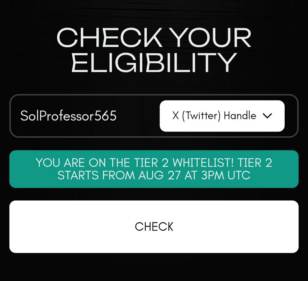 Just checked eligibility for mint on <a href="/cysic_xyz/">Cysic</a> 

Who's minting with me?