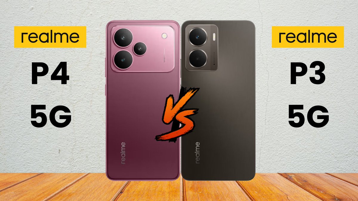 cellfoneclash's tweet photo. Realme P4 5G Vs Realme P3 5G
Watch full video here 👉https://t.co/4ij5UFLSpu

#RealmeP4 #realmeP45G #realmep3 #comparison https://t.co/Ecvvk3rwn2