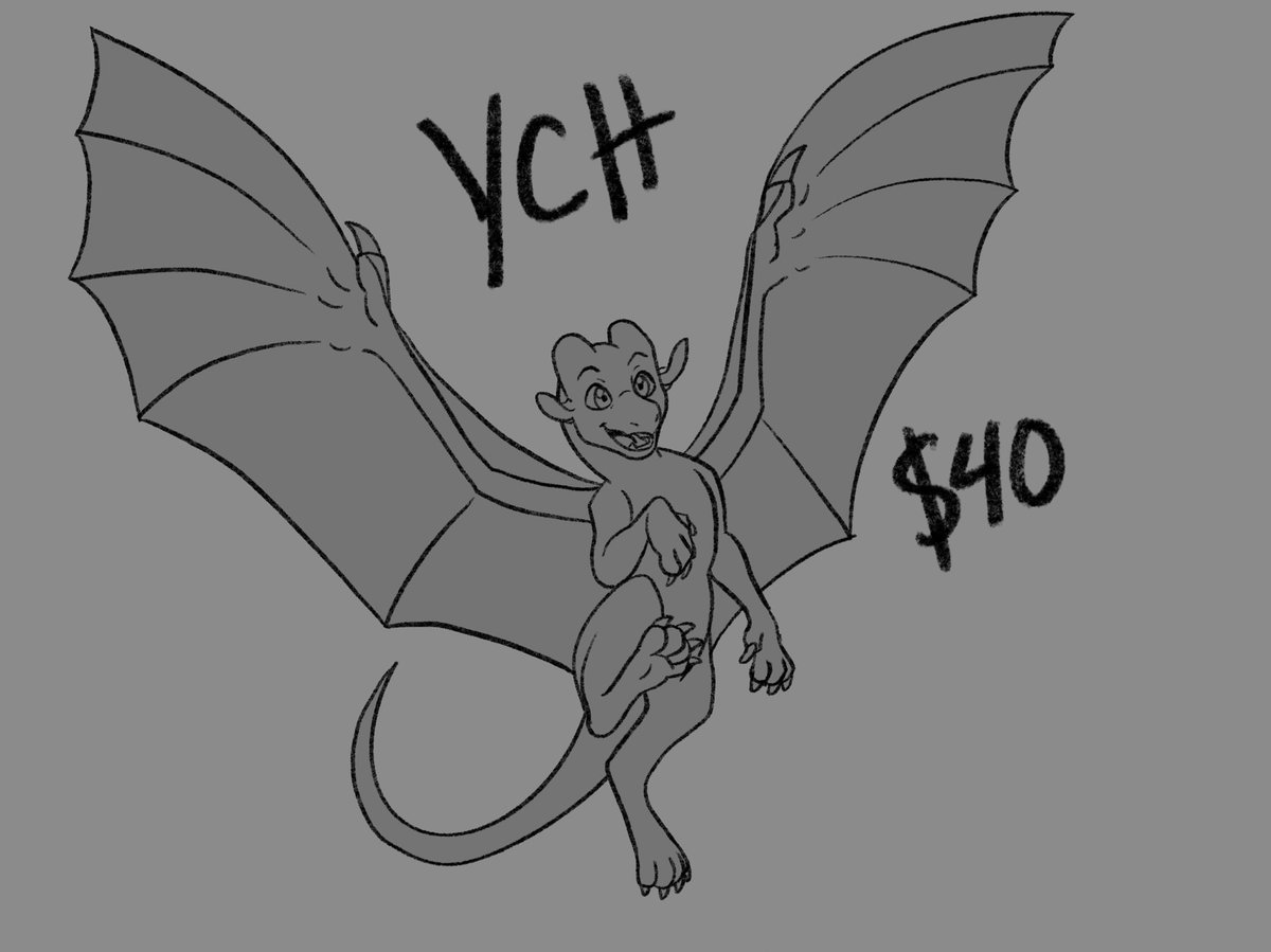 YCHs dragon edition anyone? This one I’ll probably accept multiple or if people are interested. DM if interested!