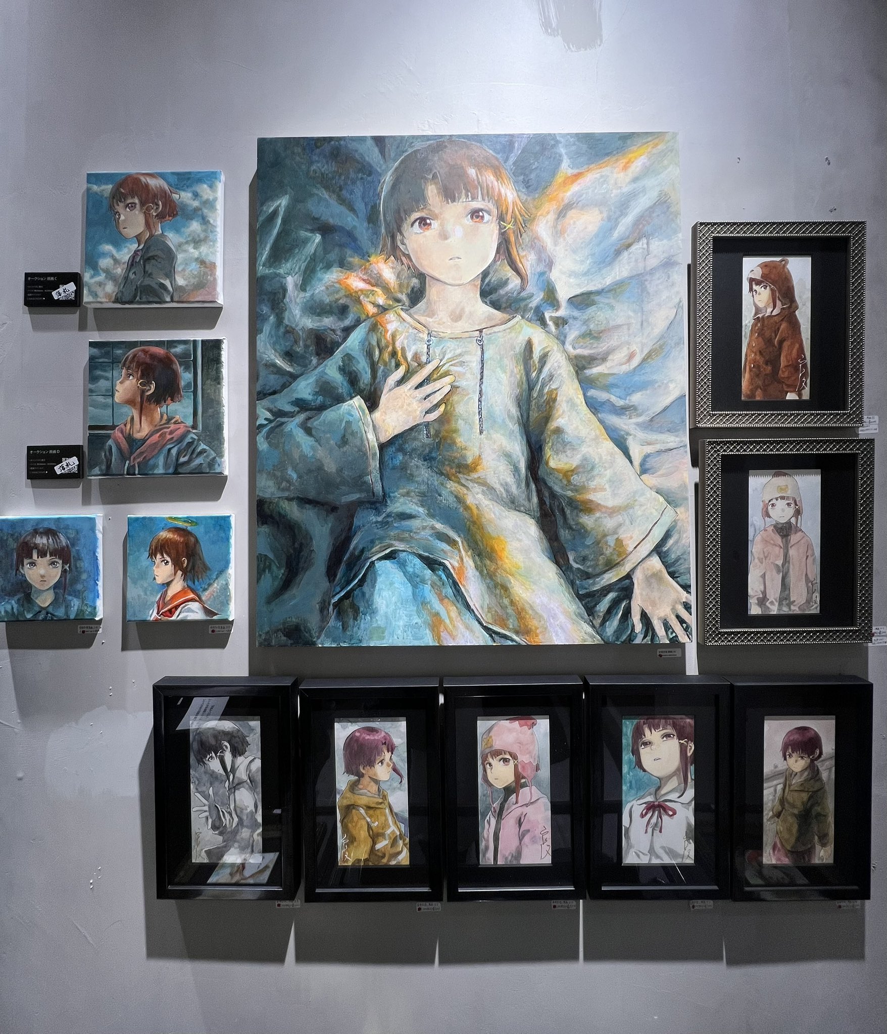 円環帰点　安倍吉俊　serial experiments lain B2ポスター 円環帰点 安倍吉俊 serial experiments lain B2ポスター 円環帰点