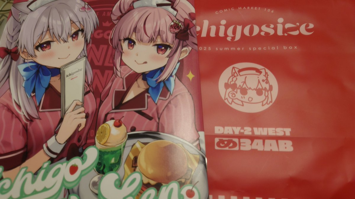 えれっと・カグラナナ・なつめえり ＥＸ1 自筆サイン入り なつめえり🍚夏コミ1日目東ア63a / 2日目西め34ab (@erisize) / X