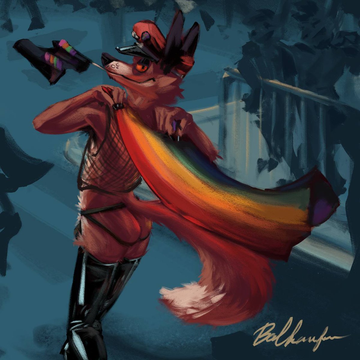 also from a couple weeks ago

was meant to be a pride month piece, but better late than never
