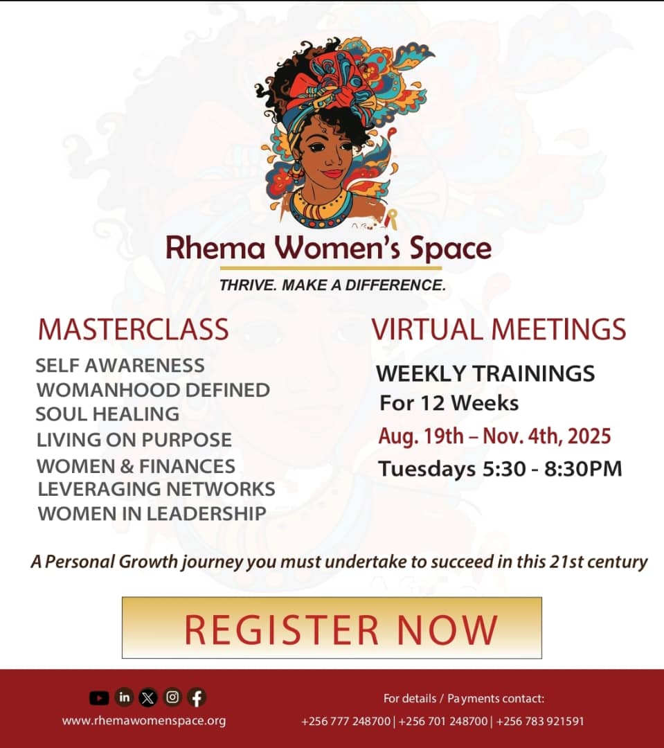 🚨 AUGUST INTAKE REGISTRATION EXTENDED! 🚨
Good News!
Missed the deadline? No worries—register now!

✅ New deadline: Sept. 23rd, 2025.

Join Rhema Women's Space Thriving Woman MasterClass (TWC) and start your thriving journey today!

👉 Register here: bit.ly/40semyn