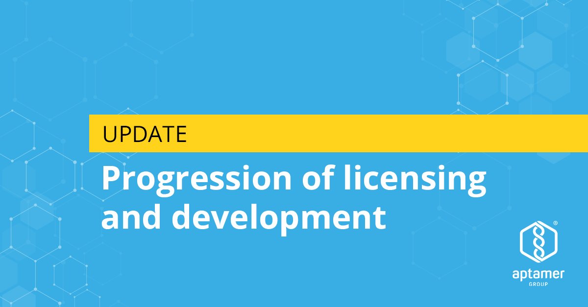The latest news on progression of the multiple licensing opportunities for our enzyme modulating Optimers, and commercial validation from top five pharmaceutical partner. 
Learn more: londonstockexchange.com/news-article/A…

#APTA