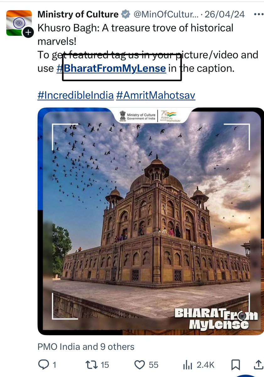 Harshil (હર્ષિલ) (@mehharshil) on Twitter photo Idiots handling <a href="/MinOfCultureGoI/">Ministry of Culture</a> official account have invented a new spelling of ‘Lens’.
At least open the dictionary or proofread with ChatGPT.
Is this PR agency favourite of some top level babu? Why such things are even tolerated at Ministry of Cultural Affairs? Idiots handling <a href="/MinOfCultureGoI/">Ministry of Culture</a> official account have invented a new spelling of ‘Lens’.
At least open the dictionary or proofread with ChatGPT.
Is this PR agency favourite of some top level babu? Why such things are even tolerated at Ministry of Cultural Affairs?
