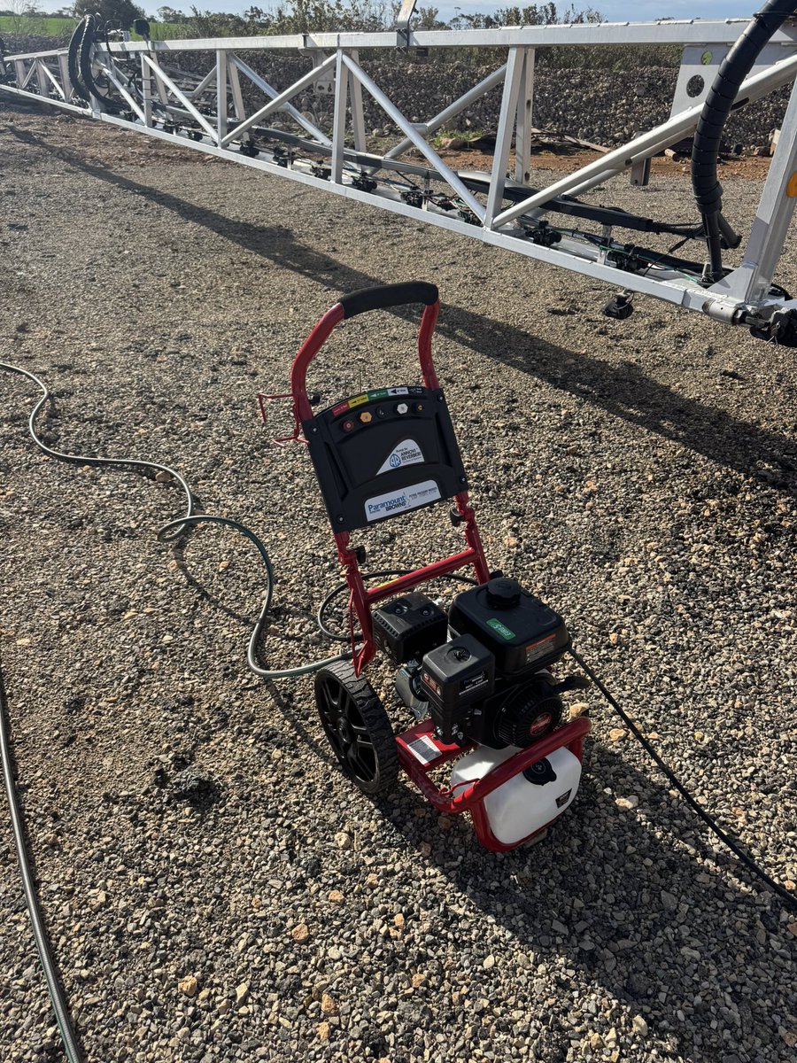 Purpose built a decontamination site for boom spray 10 years ago 1km from house yard on some unarable land. Trenched mains water across paddock, tank and now to finish off, a $390 petrol driven pressure cleaner for boom wash down. Makes the job way more favourable