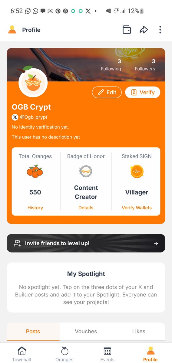 OGB Cryptπ² (@ogb_qrypt) on Twitter photo Orange Dynasty is your new social home. No algorithms, no judgment, just pure, unfiltered you. Post what you want, when you want. Your voice, your rules.
Let's get this yap sesh started! 🍊👑
Join us orange.sign.global/app?invite-cod…
<a href="/sign/">Sign 🧡👀</a> #sign #orangedynesty #orange #SignDynesty Orange Dynasty is your new social home. No algorithms, no judgment, just pure, unfiltered you. Post what you want, when you want. Your voice, your rules.
Let's get this yap sesh started! 🍊👑
Join us orange.sign.global/app?invite-cod…
<a href="/sign/">Sign 🧡👀</a> #sign #orangedynesty #orange #SignDynesty