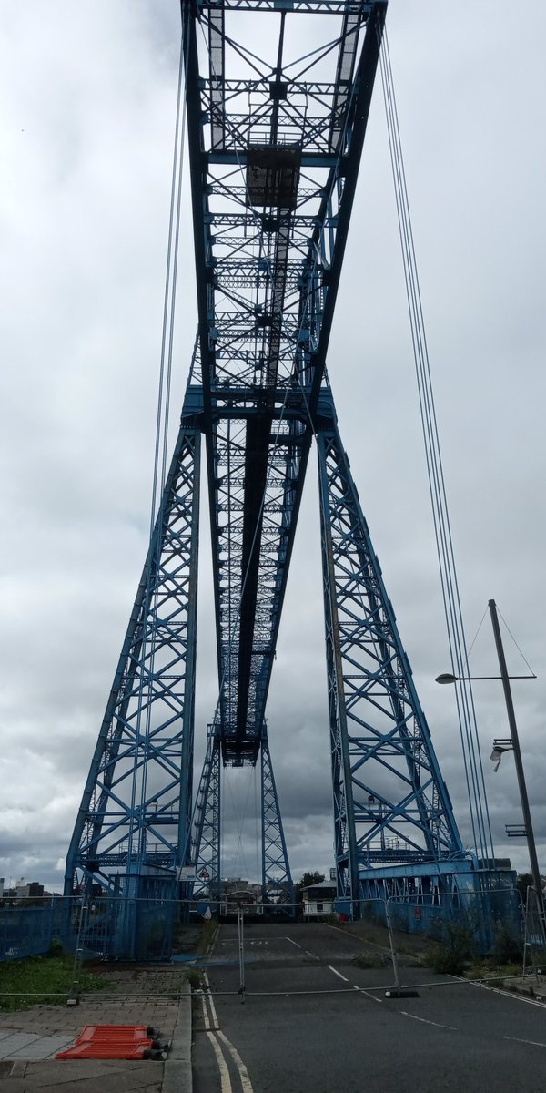 For #ferrousfriday the now unusable Transporter Bridge across the River Tees