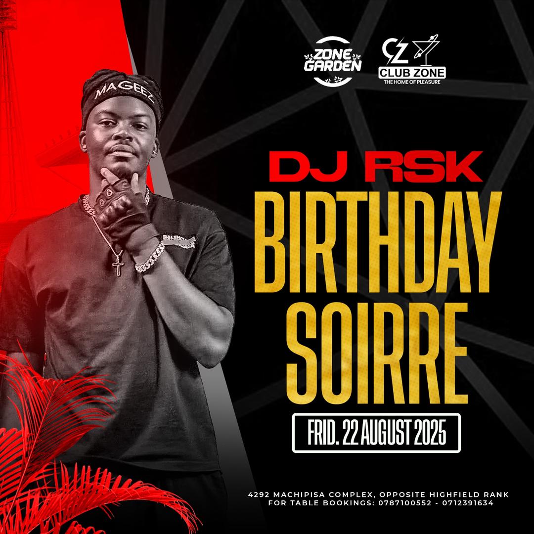 RiddimsAndRaps (@riddimsandraps) on Twitter photo It's going down tonight at Club Zone, Machipisa celebrating the life of our hip hop DJ <a href="/rs_kudzi/">Dj RSK 🎧🇿🇼</a> It's going down tonight at Club Zone, Machipisa celebrating the life of our hip hop DJ <a href="/rs_kudzi/">Dj RSK 🎧🇿🇼</a>
