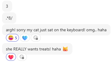 Classic cat behaviour tbh 😅