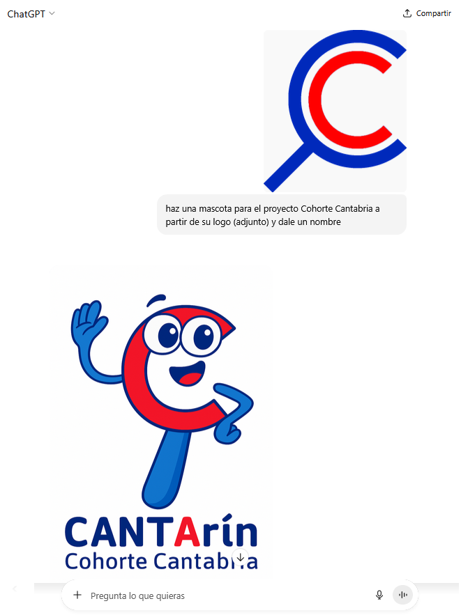 CohortCantabria's tweet photo. ¿Cómo llamaríais a la mascota de Cohorte Cantabria?🐻🤔

Hemos probado a pedirle a ChatGPT una mascota para Cohorte, pero el nombre no nos convence...

😊Si tenéis alguna idea, nos encantaría leerla en los comentarios

☀️¡Feliz finde! https://t.co/QHC3mdSbUF