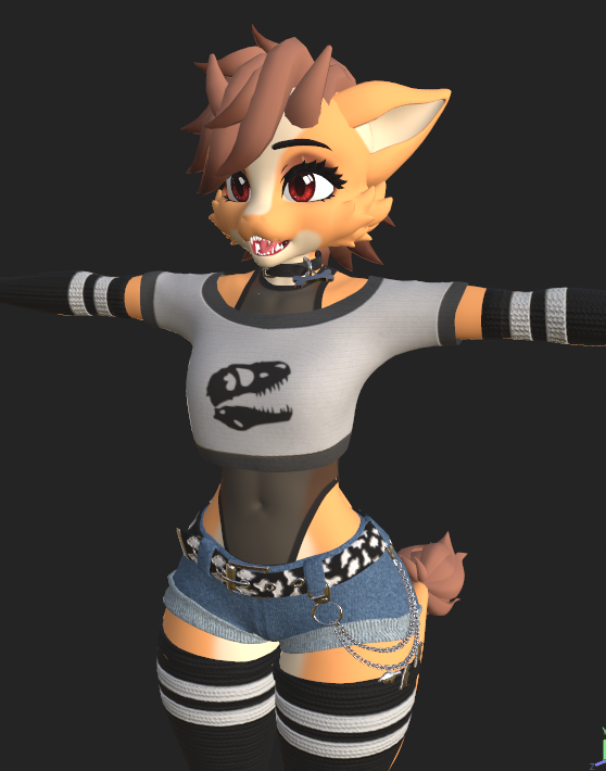 Coudnt resist to start doing the textures and omg looks so good~ (still needs a lot of work tbh)
