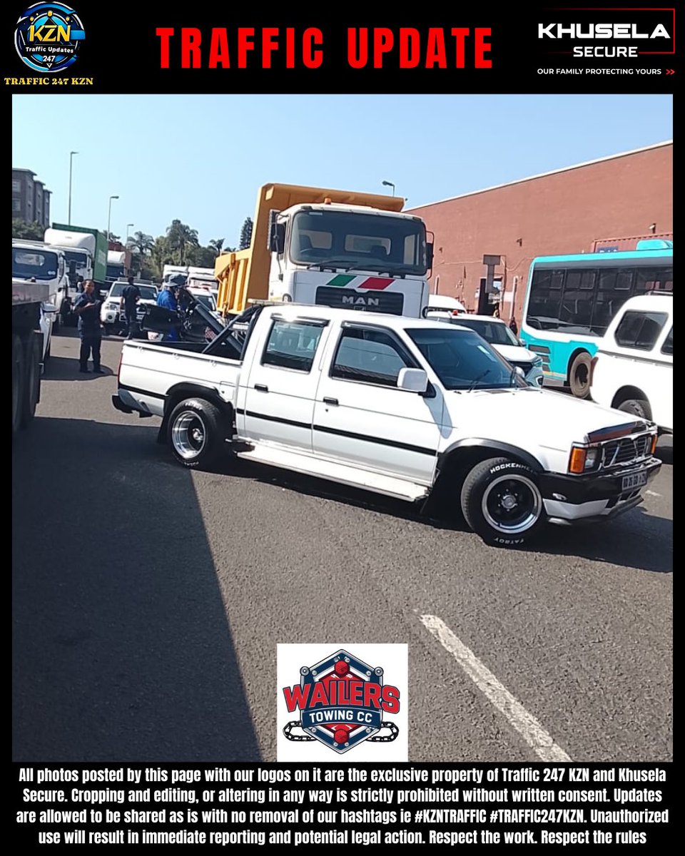 Time - 13:23
Date - 22 August 2025

MVC
Outside China Mall
HMV vs LMV 
Wailerz Towing &amp; ALSParamedics On Scene 

#KZNTRAFFIC #TRAFFIC247KZN